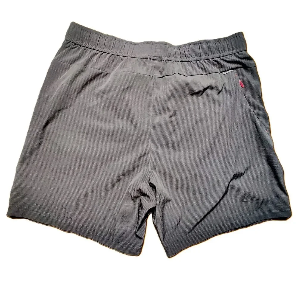 Avalanche Outdoor Shorts Men’s Large Gray Stretch Hiking Athletic Zip Pocket